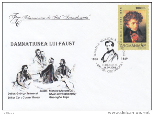 MUSIC, CLUJ NAPOCA FESTIVAL, H. BERLIOZ- FAUST, SPECIAL COVER, 2003, ROMANIA - Music