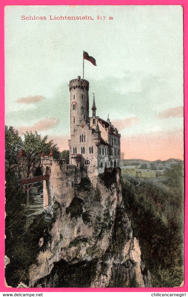 Schloss Lichtenstein - 1906 - Original Eigentum Gebr. Metz. Tübingen - Lichtenstein