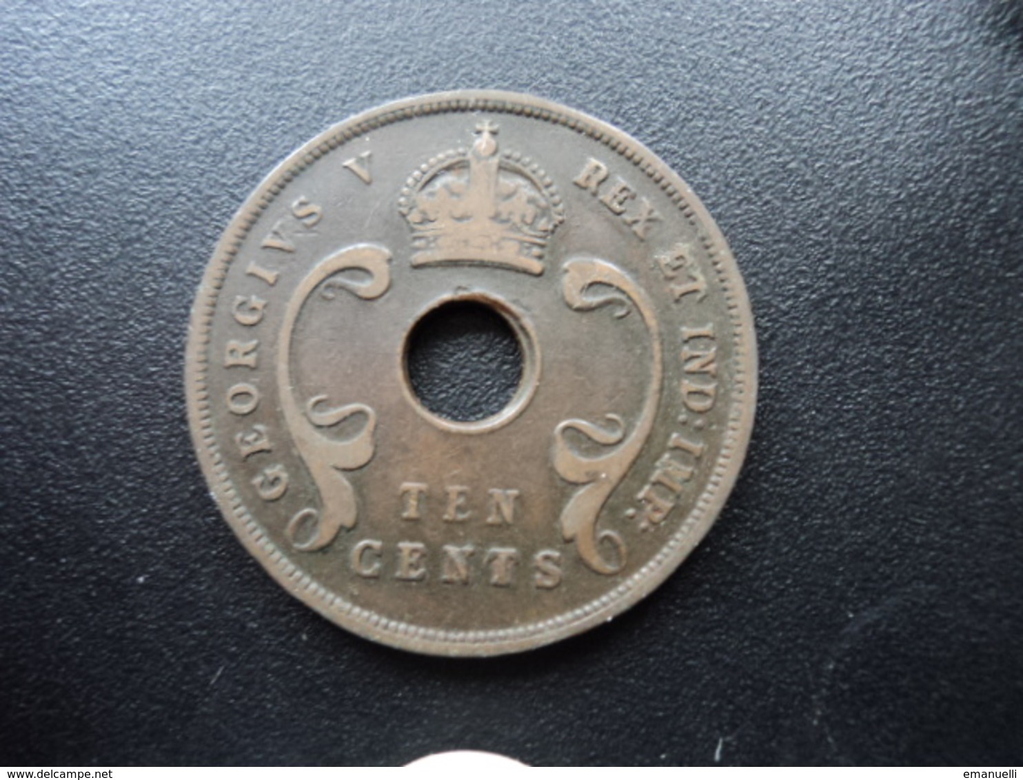 AFRIQUE DE L'EST (ANGLAIS) : 10 CENTS  1924  KM 19   TTB - Colonie Britannique