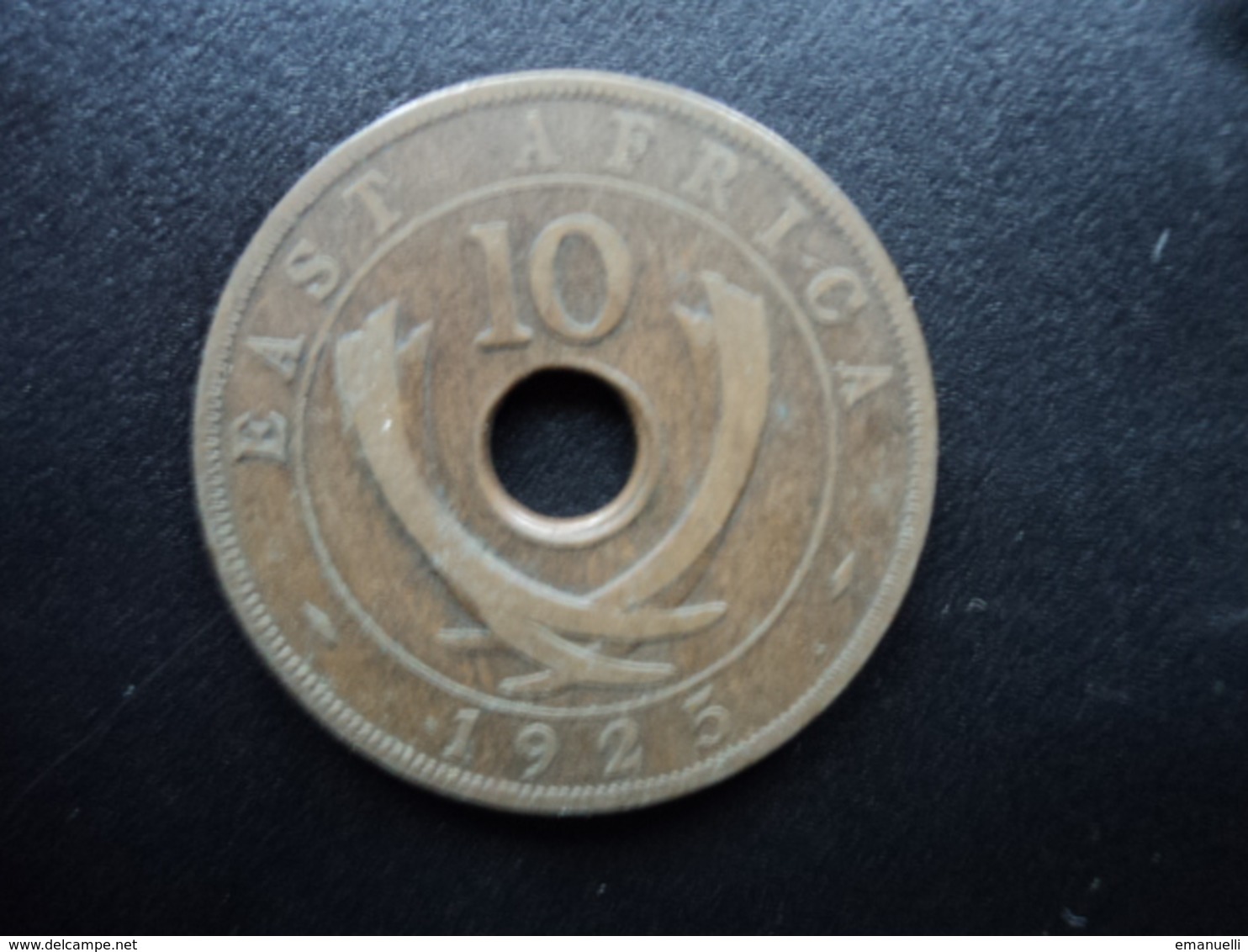 AFRIQUE DE L'EST (ANGLAIS) : 10 CENTS  1925  KM 19   TB / TTB - British Colony