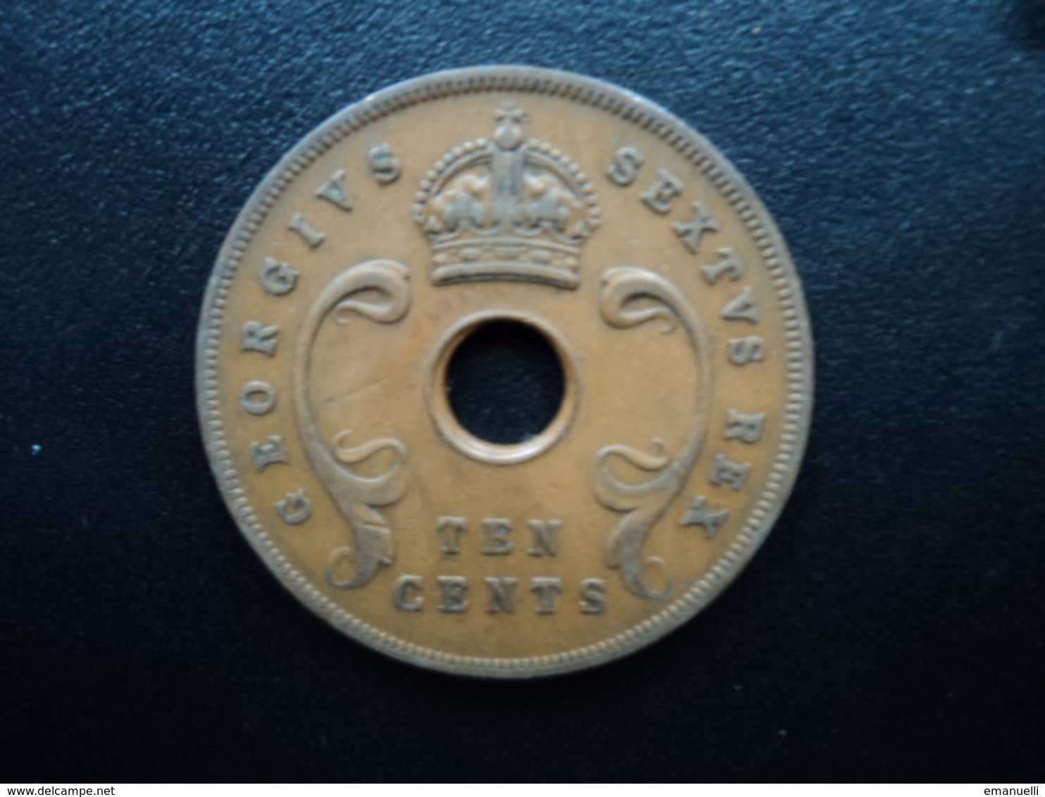 AFRIQUE DE L'EST (ANGLAIS) : 10 CENTS  1949  KM 34   TTB(+) - British Colony