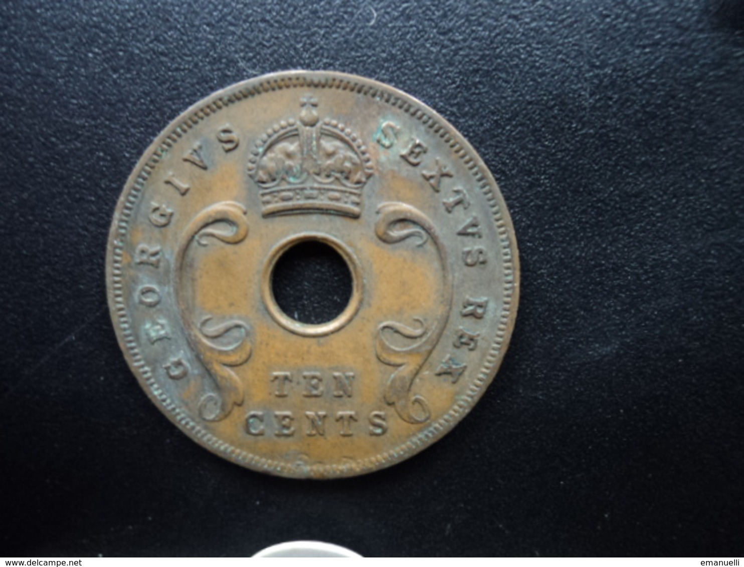 AFRIQUE DE L'EST (ANGLAIS) : 10 CENTS  1952  KM 34   TTB - Colonie Britannique