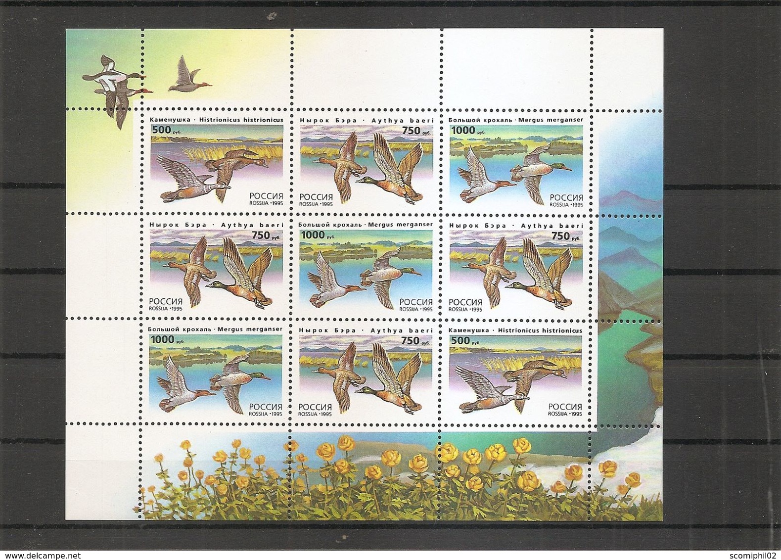 Russie - Oiseaux ( 6147/6149 En Feuille XXX -MNH) - Blocs & Feuillets