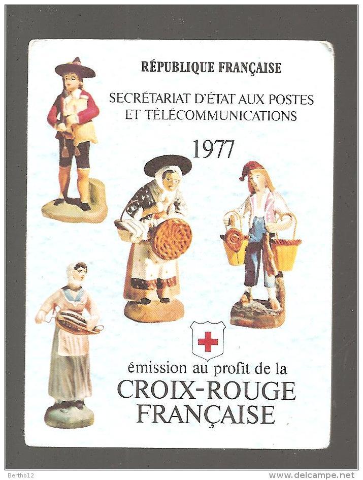 CARNET CROIX ROUGE 1977  ** - Croix Rouge