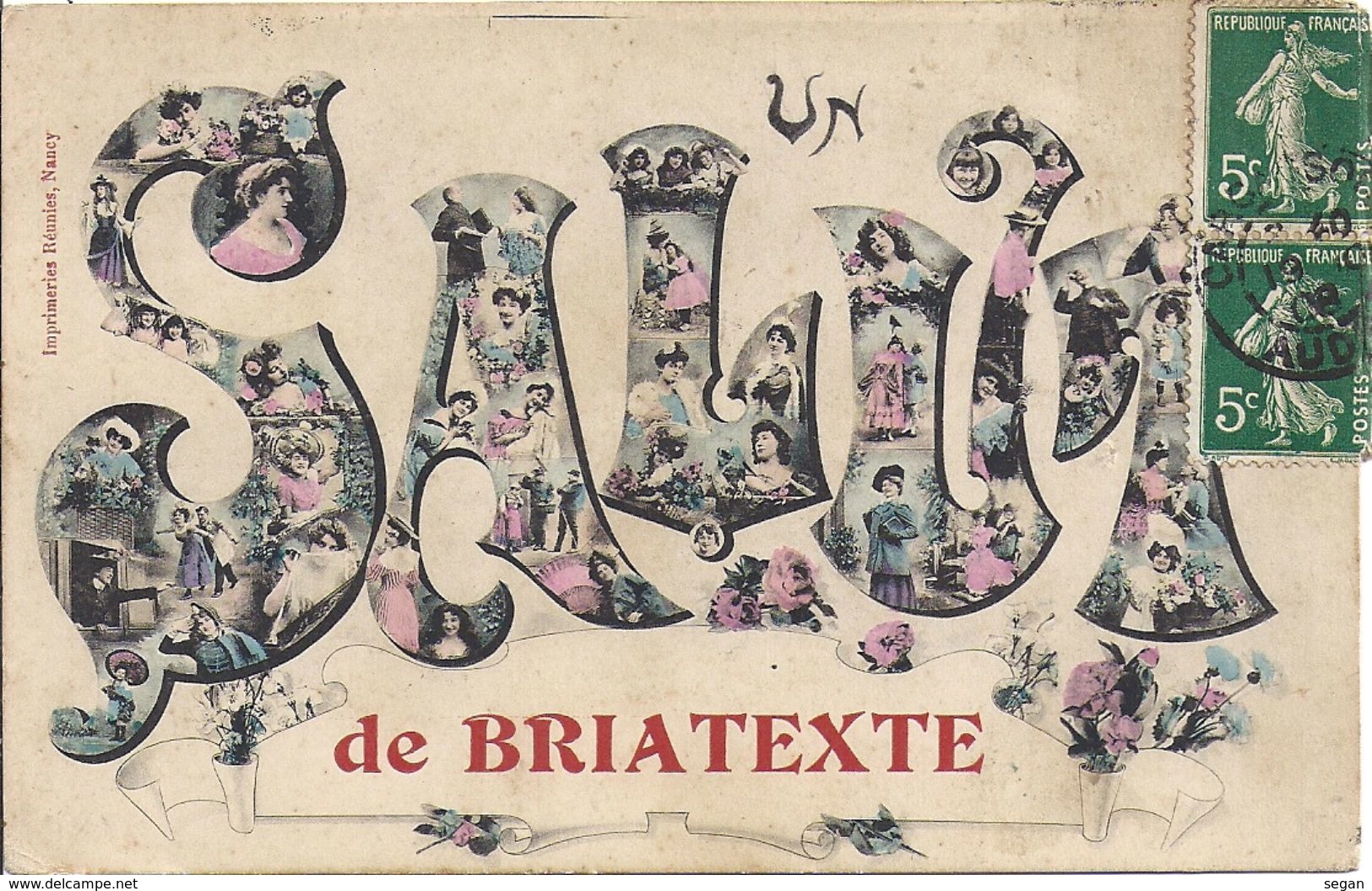 BRIATEXTE   SALUT   CARTE RARE - Labruguière