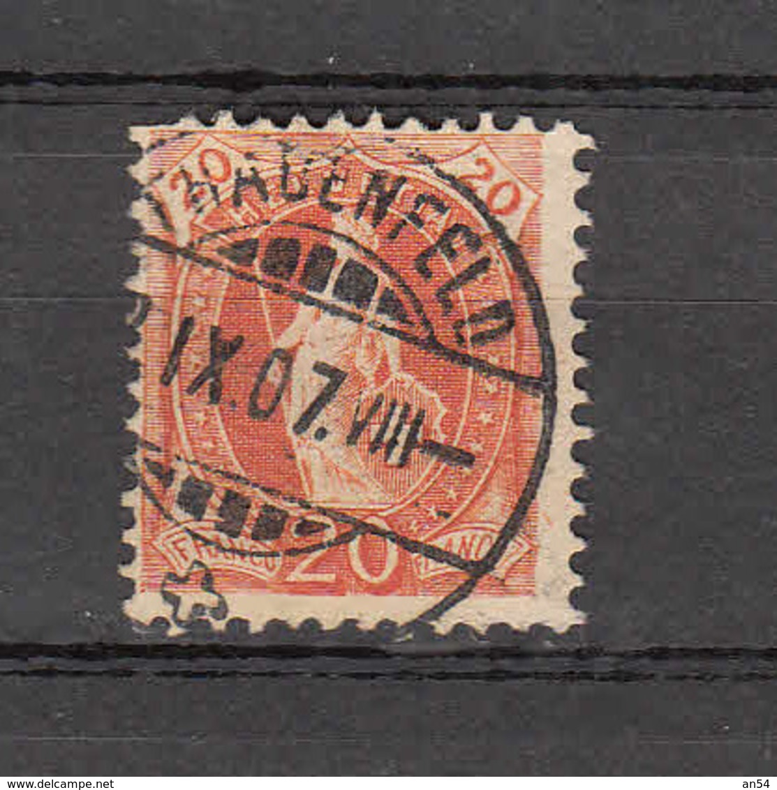 1907  N° 86C   OBLITERE      CATALOGUE ZUMSTEIN - Used Stamps