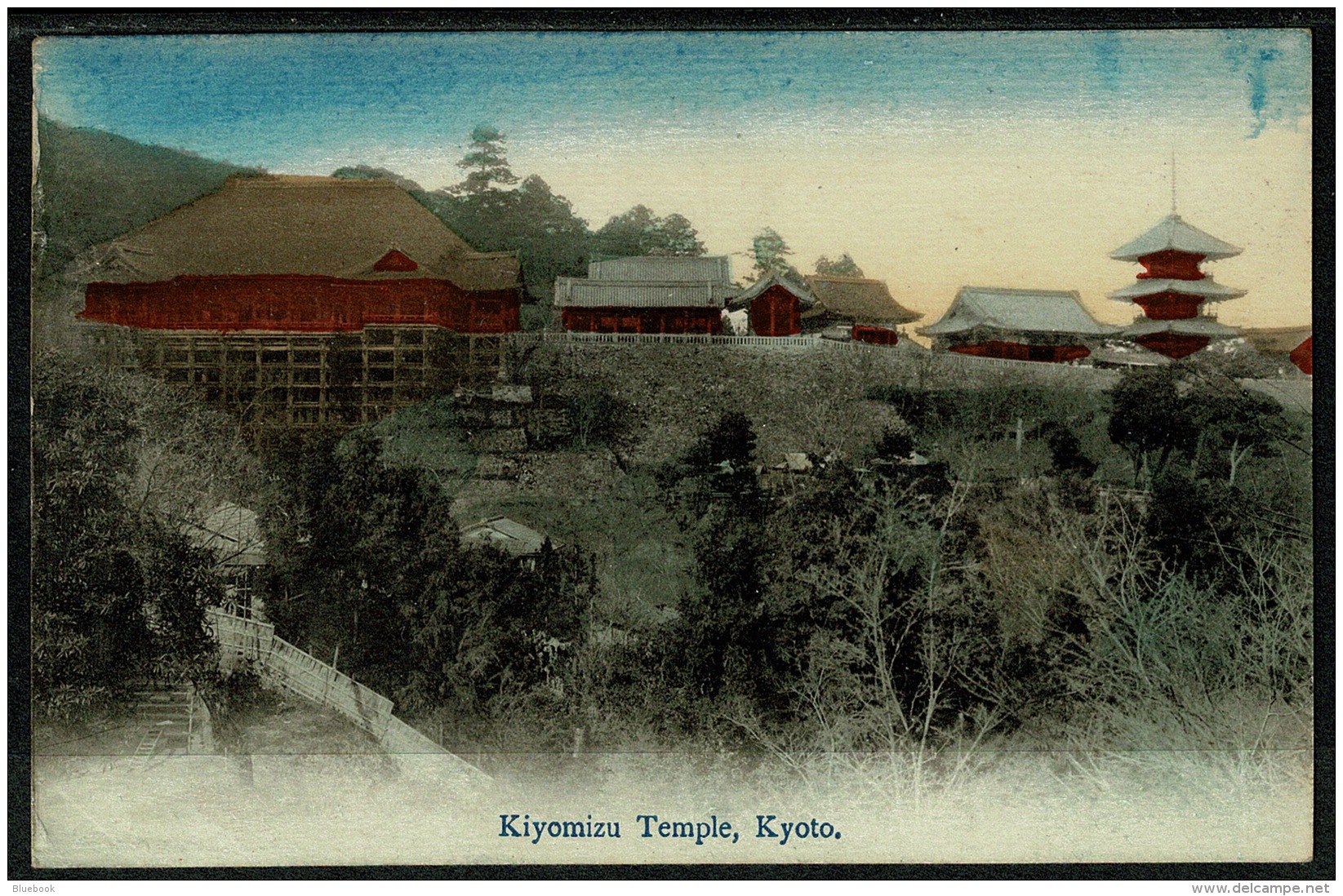 RB 1202 - Early Postcard - Kiyomizu Temple Kyoto Japan - Kyoto
