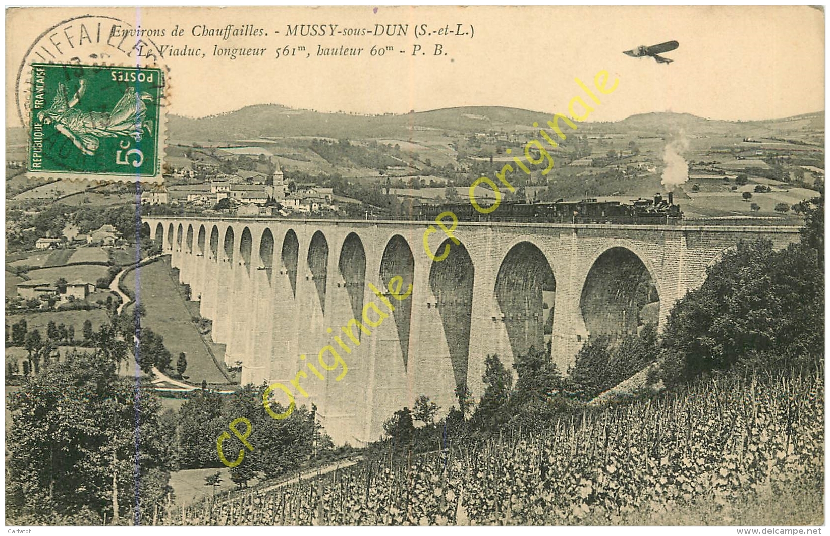 71.  MUSSY Sous DUN . Le Viaduc .  Environs De CHAUFFAILLES . - Autres & Non Classés