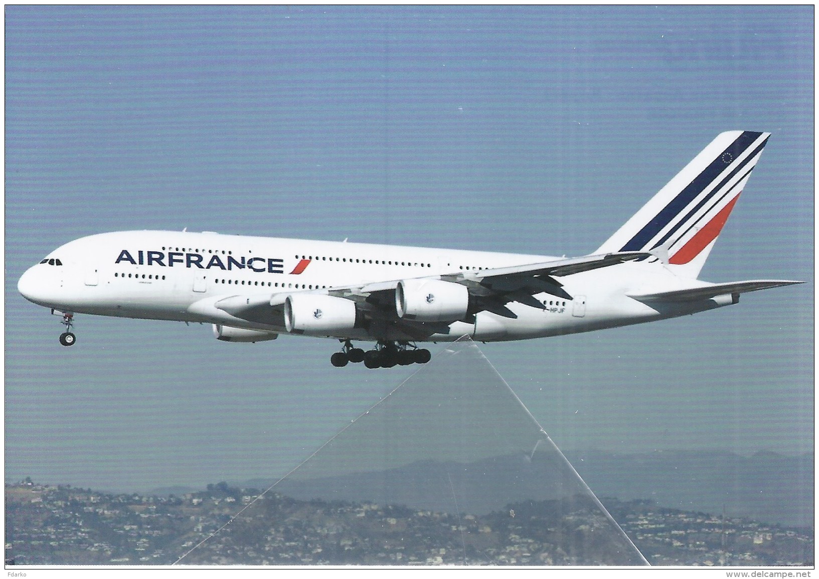 Air France Airlines A380 F-HPJF Los Angeles USA AirFrance French - 1946-....: Modern Era