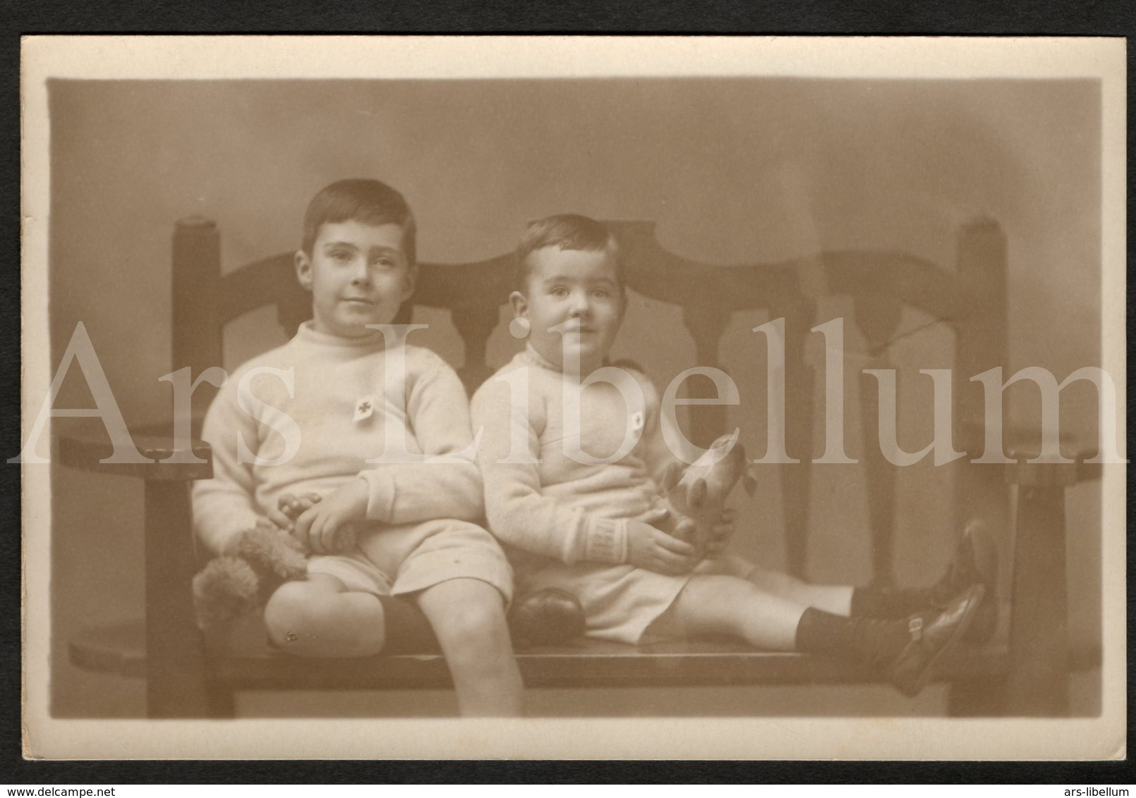 Photo Postcard / Foto / Photograph / Boys / Garçons / Photographer / The Novelty Studio / Plymouth / England - Photographie