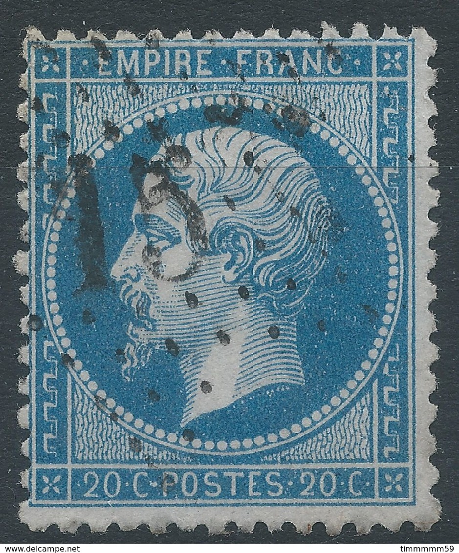 Lot N°41498   N°22, Oblit étoile Chiffrée 15 De PARIS (R.Bonaparte) - 1862 Napoléon III