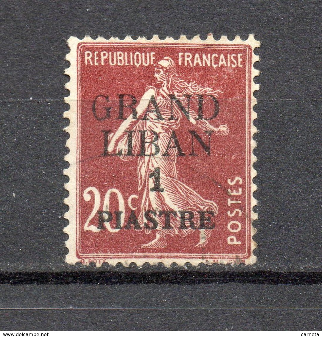 GRAND LIBAN  N° 5   OBLITERE COTE 1.50€  TYPE SEMEUSE - Used Stamps