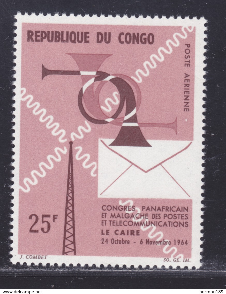 CONGO AERIENS N°   25 ** MNH Neuf Sans Charnière, TB (D5508) Postes Et Télécommunications - Neufs