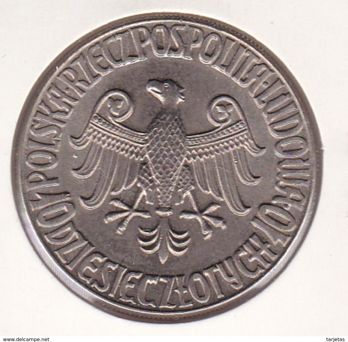 MONEDA DE POLONIA DE 10 ZLOTYCH DEL AÑO 1964  (COIN) PROBA (PRUEBA) - Polonia