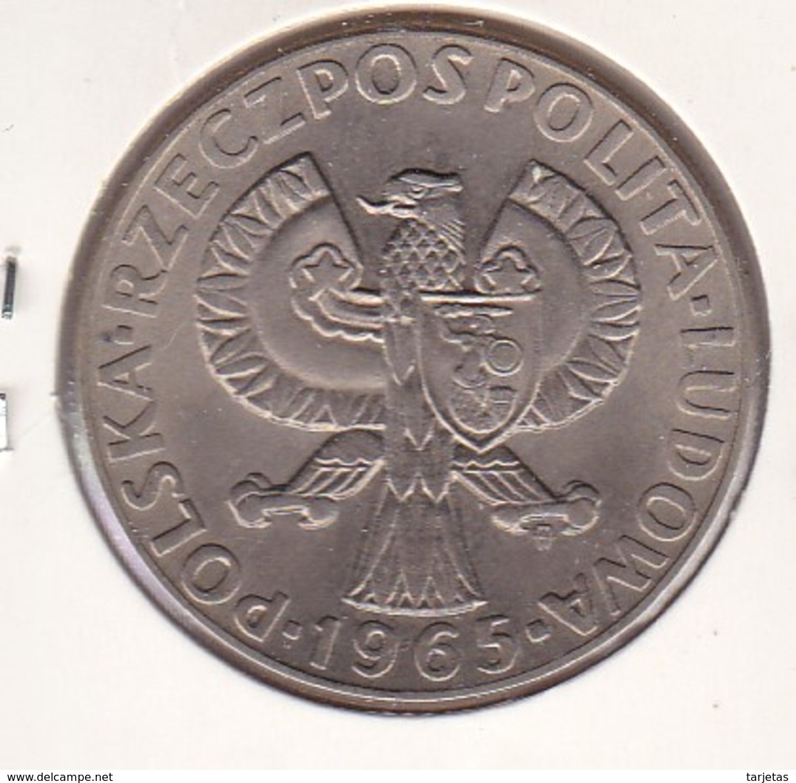 MONEDA DE POLONIA DE 10 ZLOTYCH DEL AÑO 1965  (COIN) PROBA (PRUEBA) - Polonia