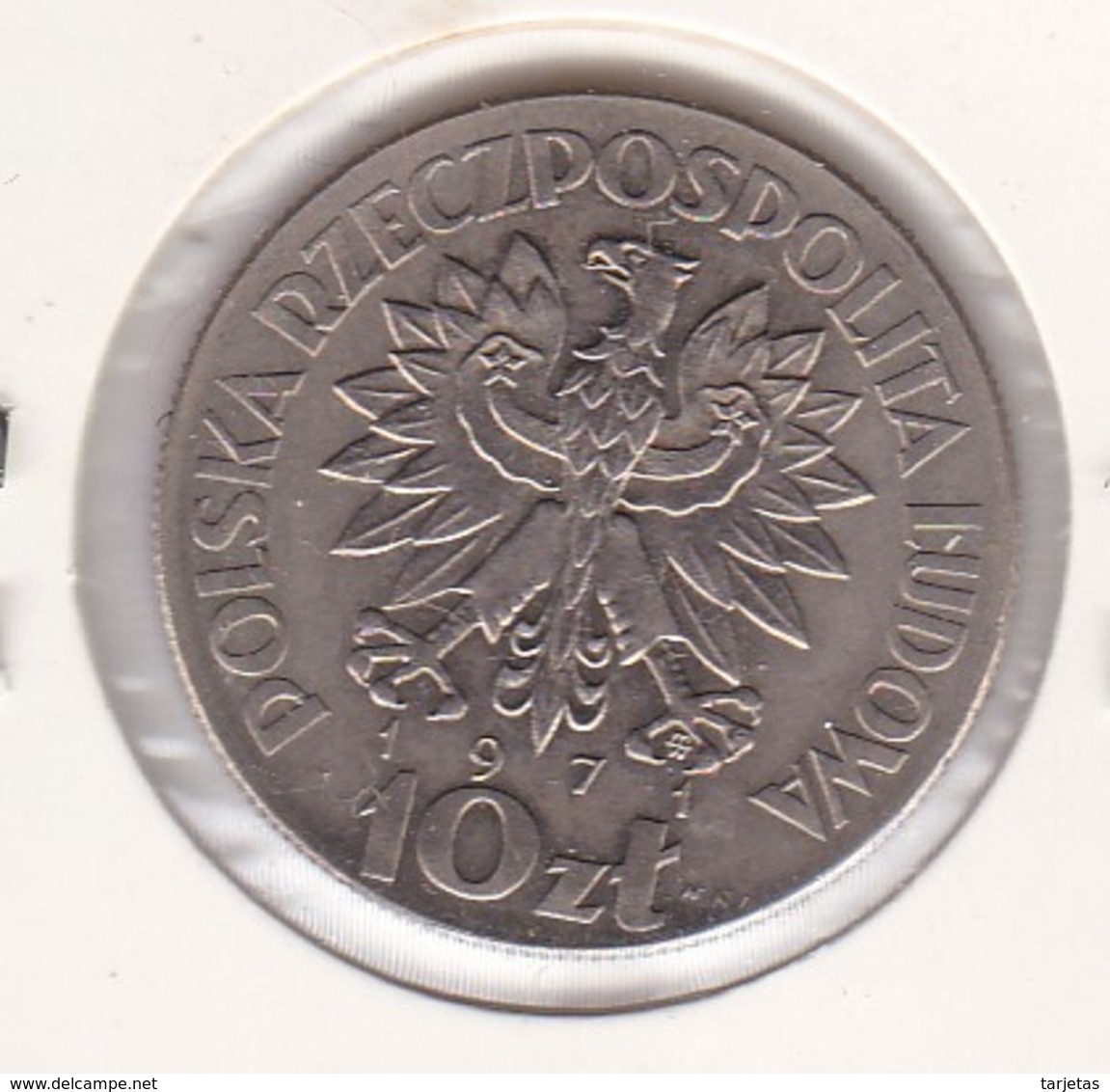 MONEDA DE POLONIA DE 10 ZLOTYCH DEL AÑO 1971 FAO (COIN) PROBA (PRUEBA) - Polonia