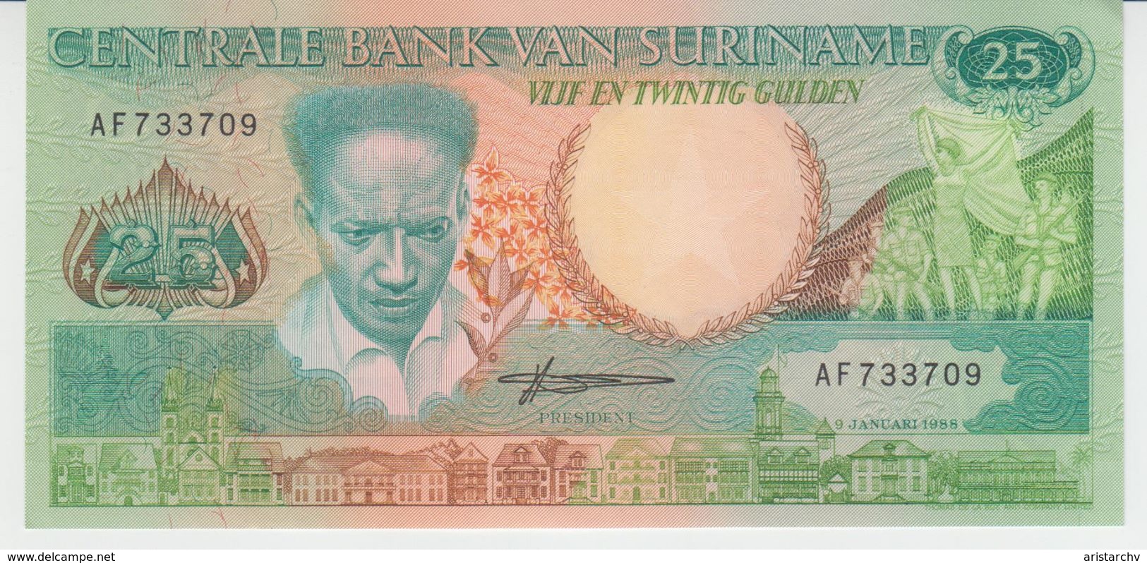 SURINAME 1988 25 GULDENS NOT CIRCULATED - Surinam