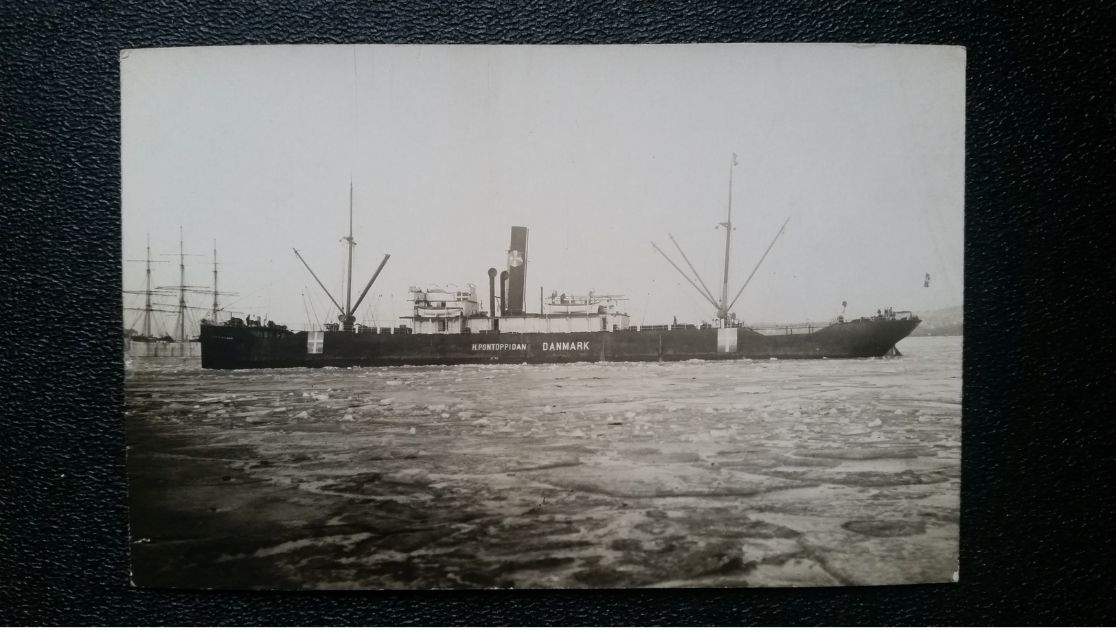 Old Postcard - Denmark, Boat, Ship, Steamboat, H. Pontoppidan Danmark (1920) - Otros & Sin Clasificación