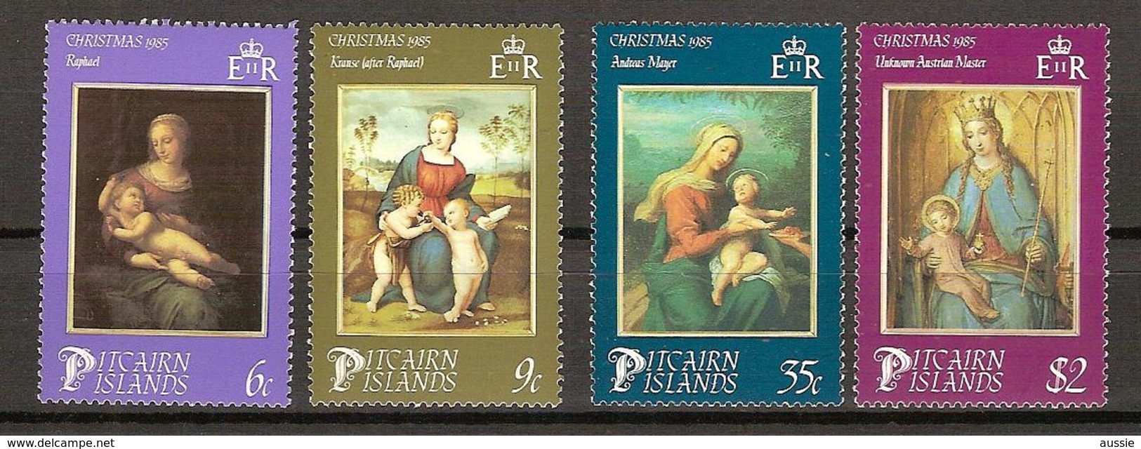 Pitcairn 1985 Yvertn° 260-263 ***  MNH Cote 7,00 Euro Noël Kerstmis Christmas - Pitcairn