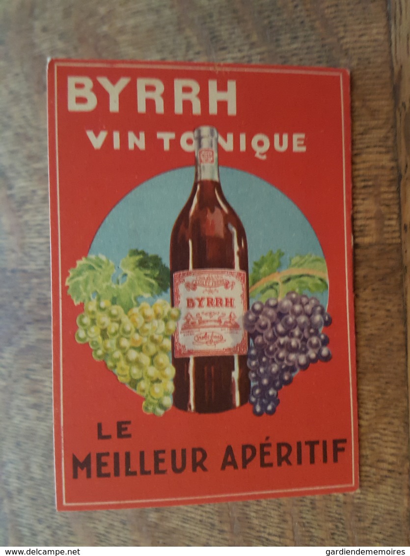 Byrrh Vin Tonique - Carnet Complet Et En Superbe état De Taffetas D'Angleterre - Pansement - Illustré Par LG - Publicités