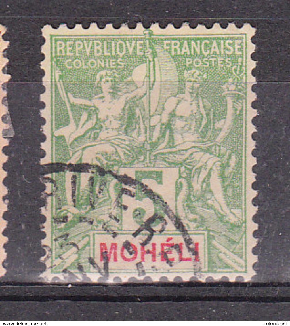 MOHELI YT 4  Oblitéré 23 Janv  TANANARIVE RP - Used Stamps