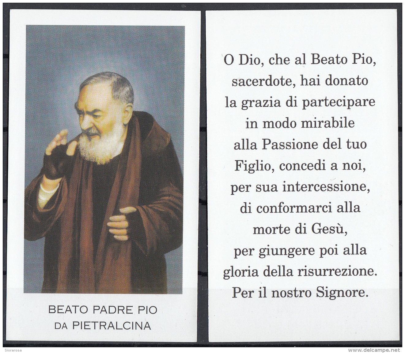 Beato Padre Pio Da Pietralcina - Santini