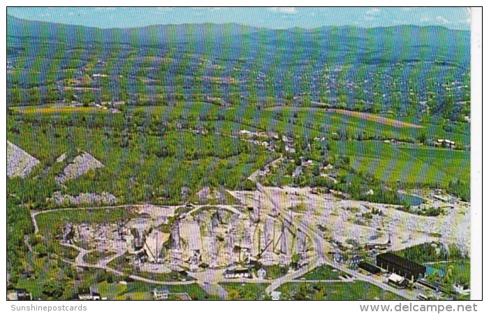 Vermont Barre The Wells-Lamson Granite Quarry Aerial View - Barre