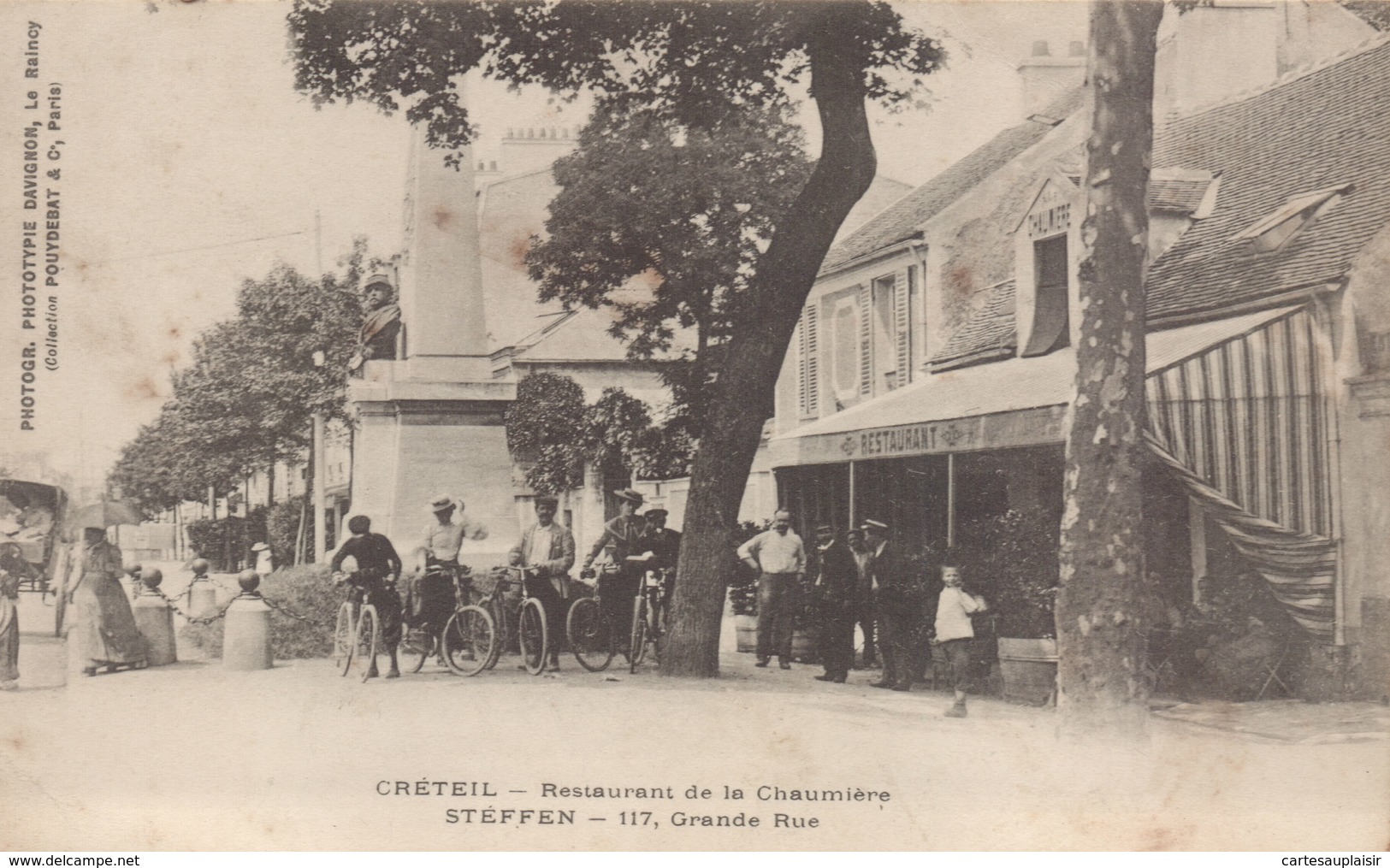 CRETEIL : Restaurant De La Chaumière STEFFEN - 117, Grande Rue - Creteil