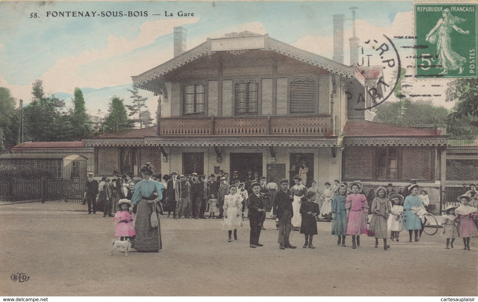 FONTENAY SOUS BOIS : La Gare - Fontenay Sous Bois