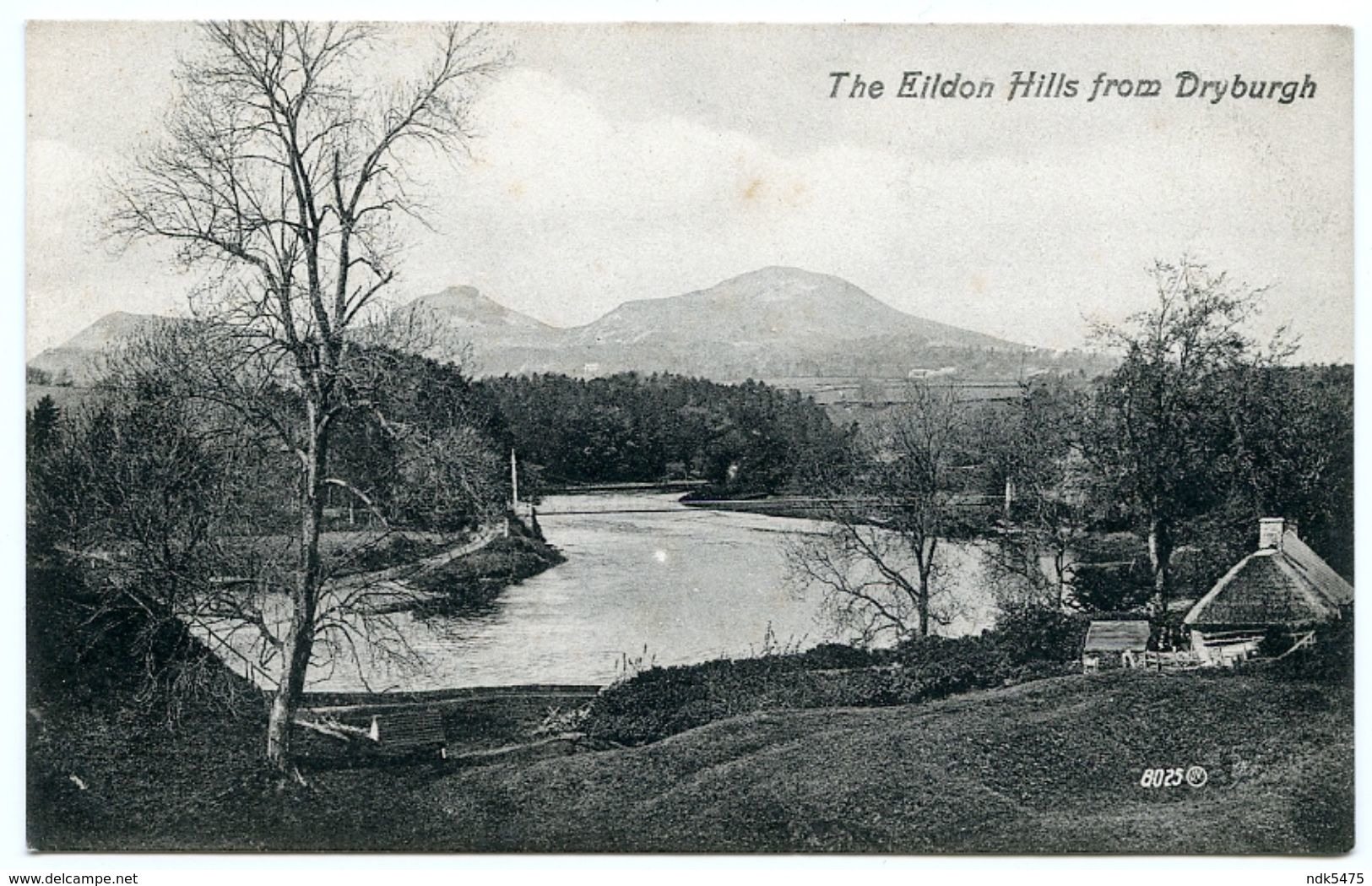 DRYBURGH : THE EILDON HILLS - Roxburghshire