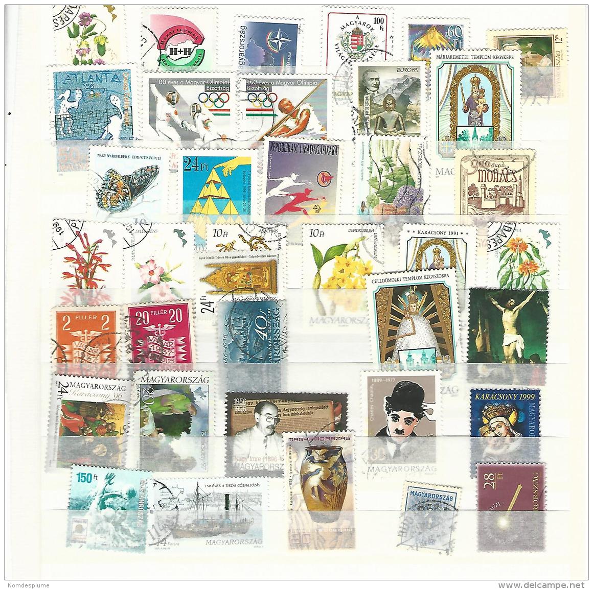 40479 ) Collection Malaysia Hungary Postmark - Collezioni (senza Album)
