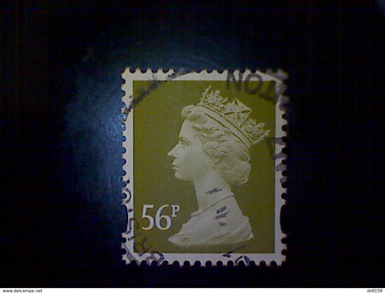 Great Britain, Scott #MH367, Used(o), 2008, Machin: Queen Elizabeth II, 56p, Light Olive Green - Machins