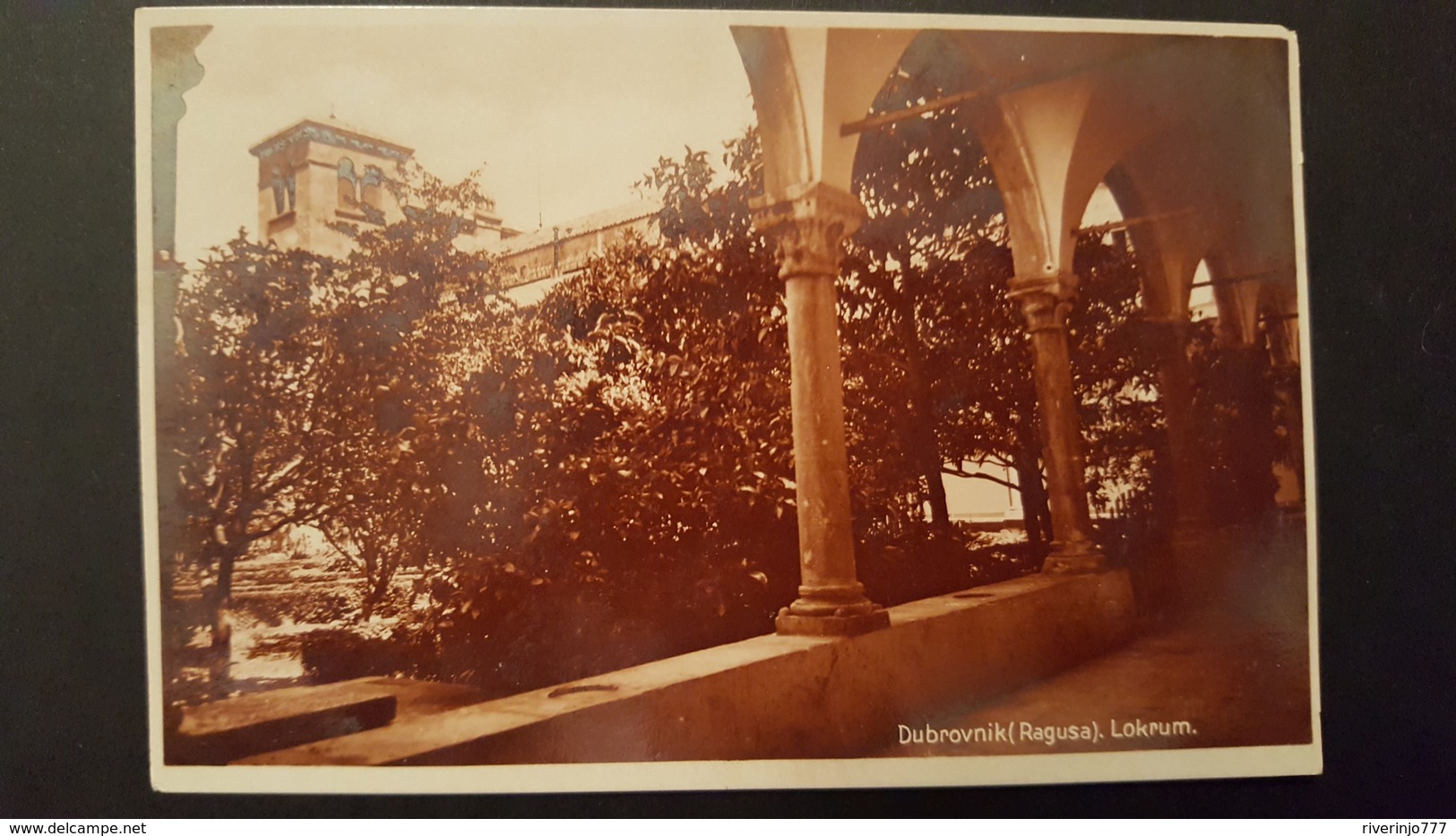 Old Rppc Foto Postcard Ragusa Dubrovnik Depose Tosovic Dalmazia Croatia - Croatia