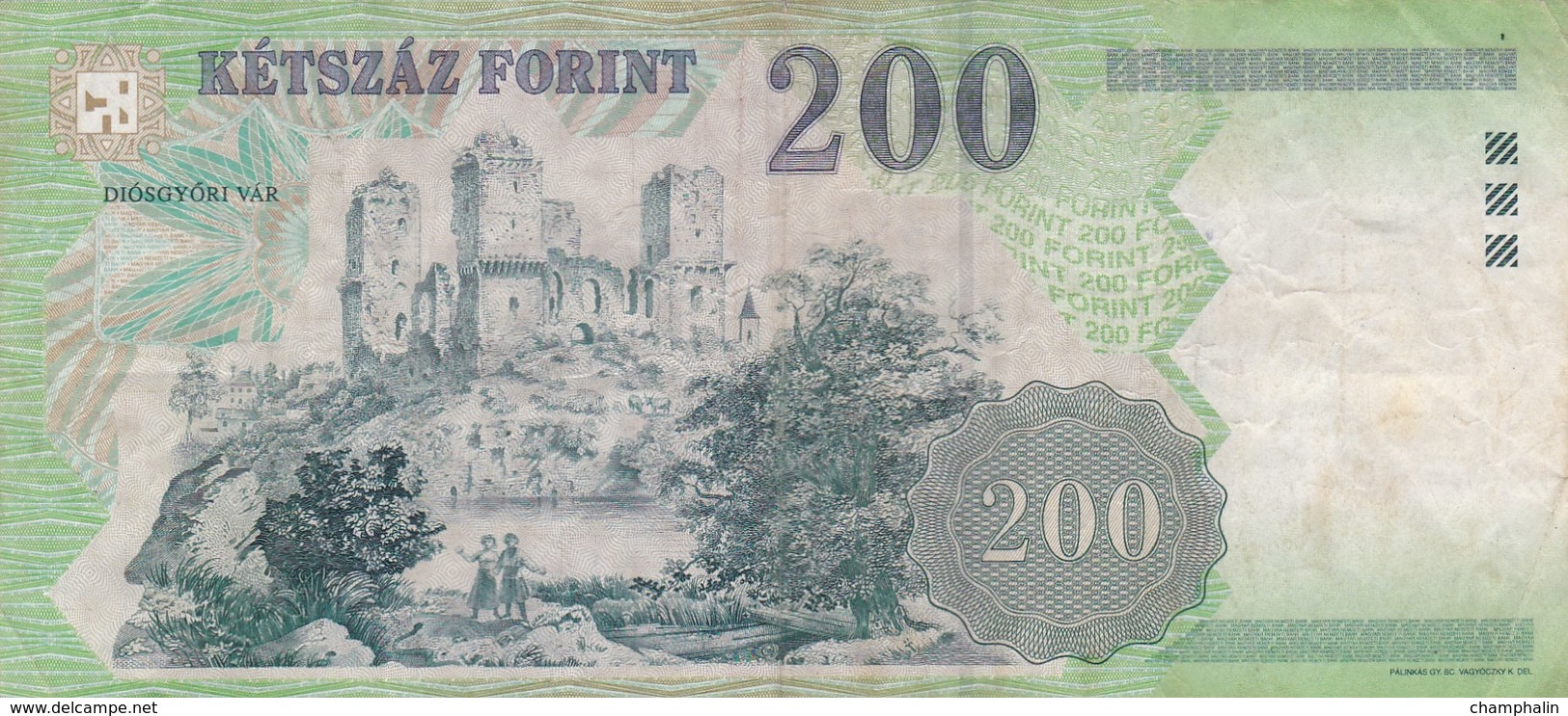 Hongrie - Billet De 200 Forint - 2001 - Karoly Robert - Hungary