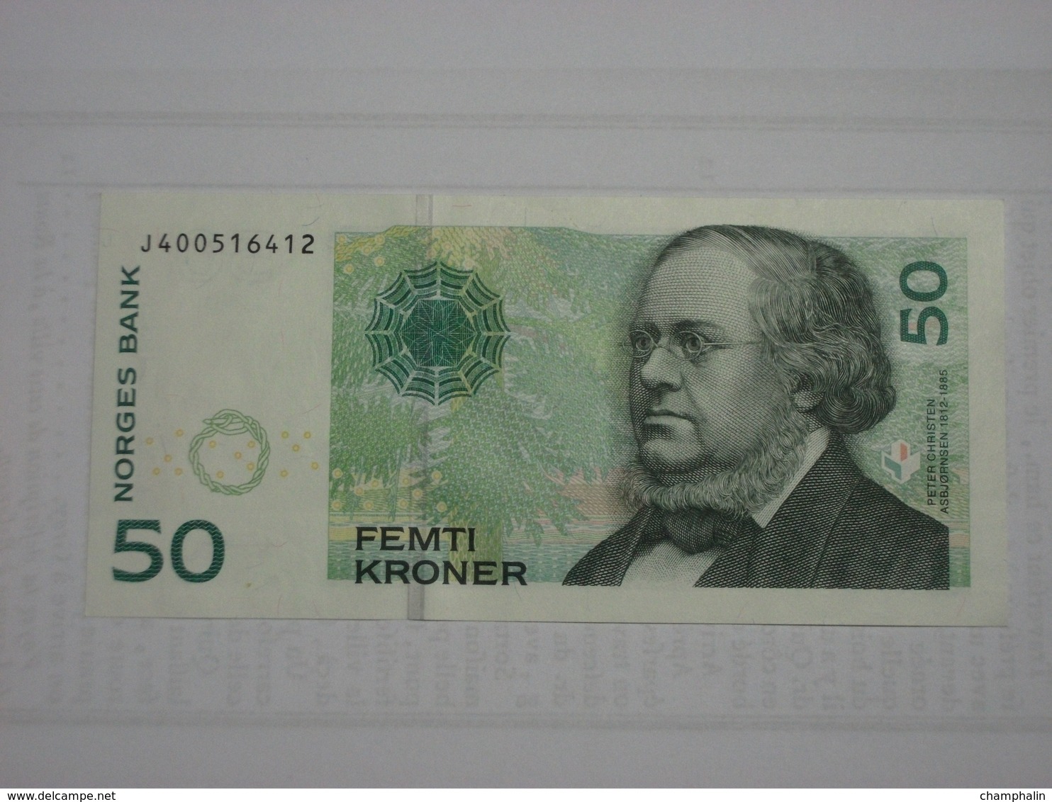 Norvège - Billet De 50 Kroner - 2011 - Peter Christen Asbjornsen - Neuf - Norvège