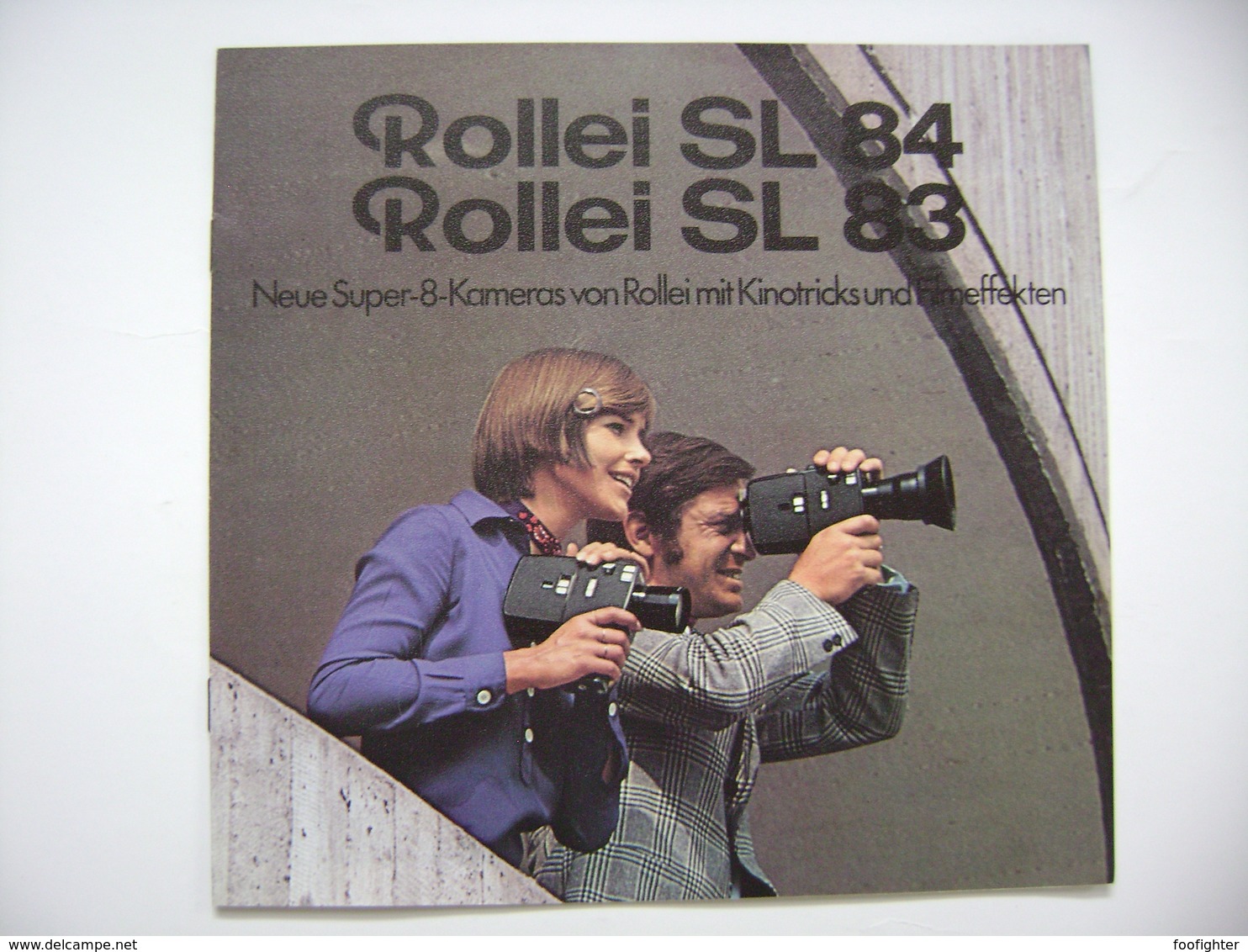 ROLLEI  Neue Super-8-Kameras SL 84 - SL 83, Technische Daten, Werbung 1970s - Appareils Photo