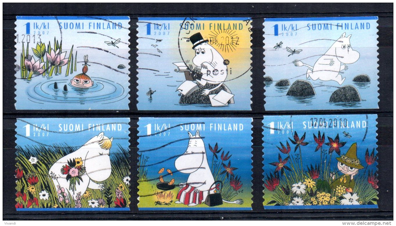 Finland - 2007 - Moomins - Used - Usati