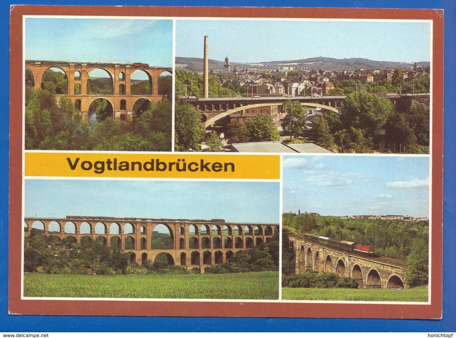 Deutschland; Vogtland; Elstertalbrücke; Göltzschtalbrücke; Syratalbrücke; Friedrich Ebert Brücke - Vogtland