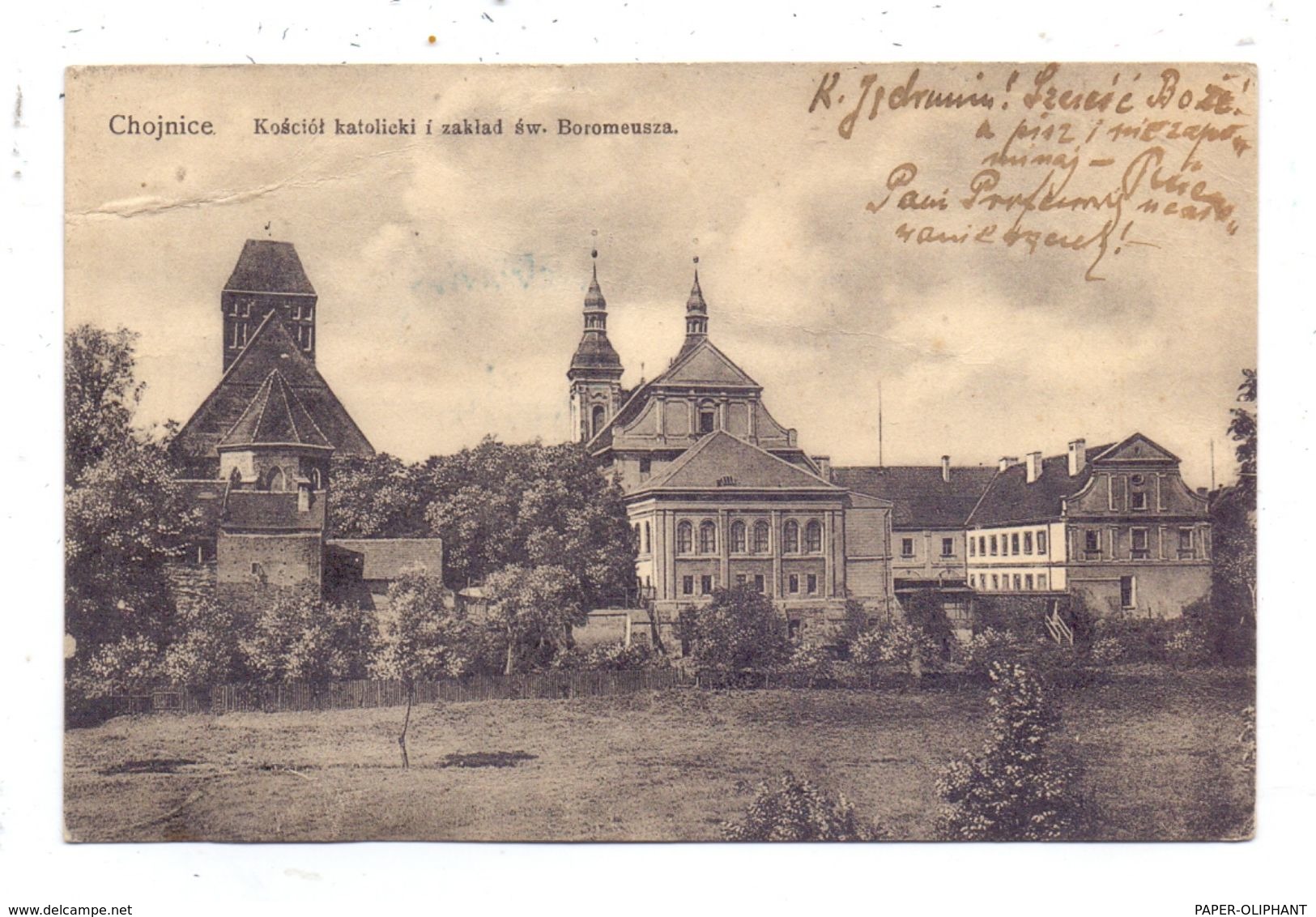 POMMERN - KONITZ / CHOJNICE, Ortsansicht Mit Kirche - Pommern