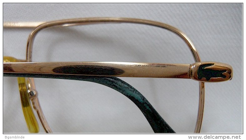 Original LACOSTE Brillengestell Aus Den 80er Jahren - Dunkelgrün - 54/15 - Lunettes