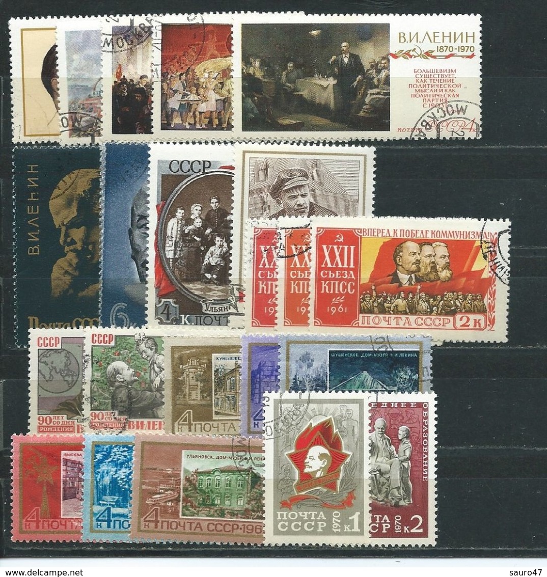 RU028   RUSSIA   Lenin  22  V. -  Usato - Colecciones