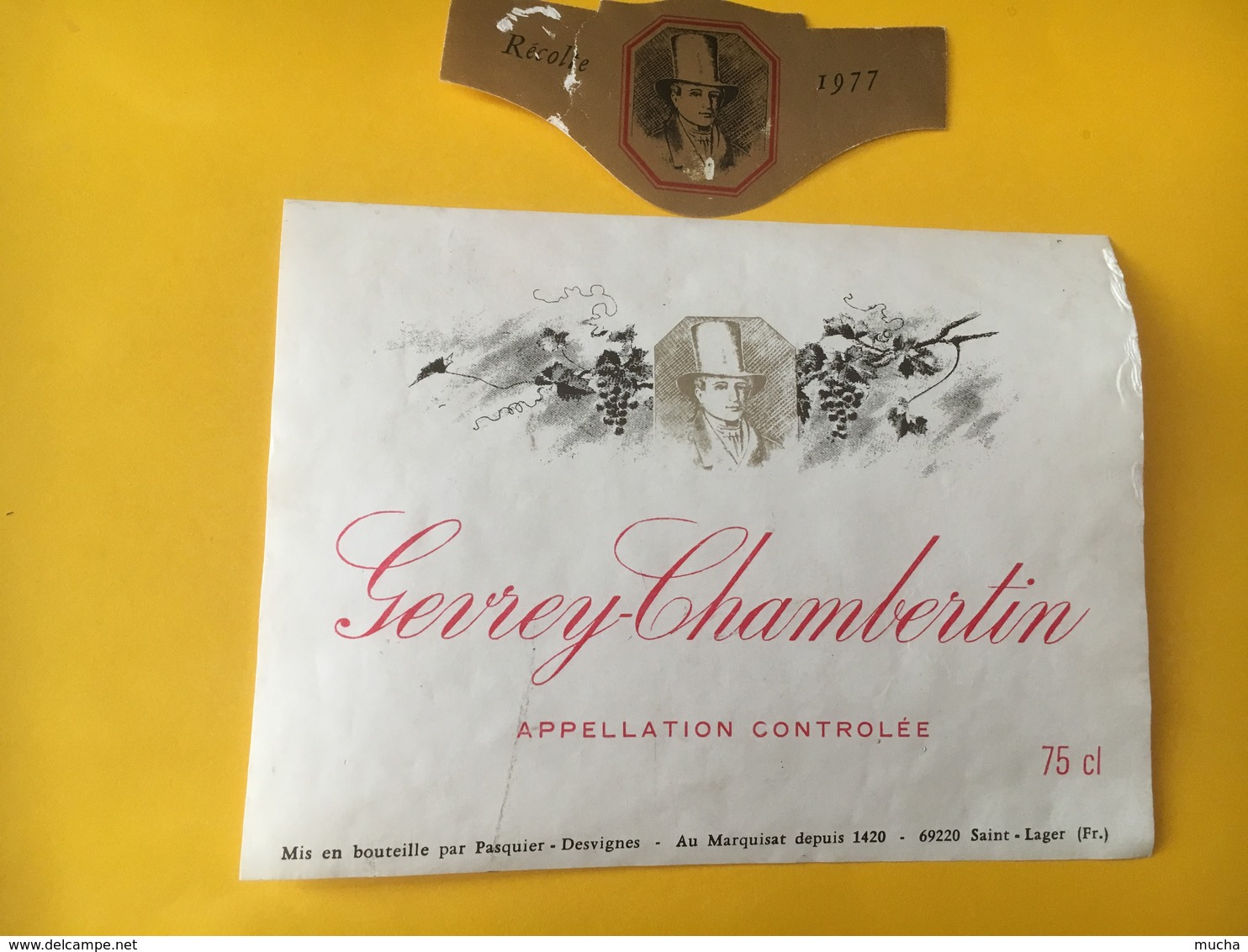 7085 - Gevrey-Chambertin 1977 Pasquier-Desvignes - Bourgogne