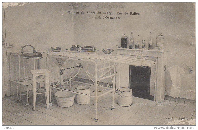 Santé - Médecine - Clinique Delagenière Salle D'Opération - Le Mans - Santé