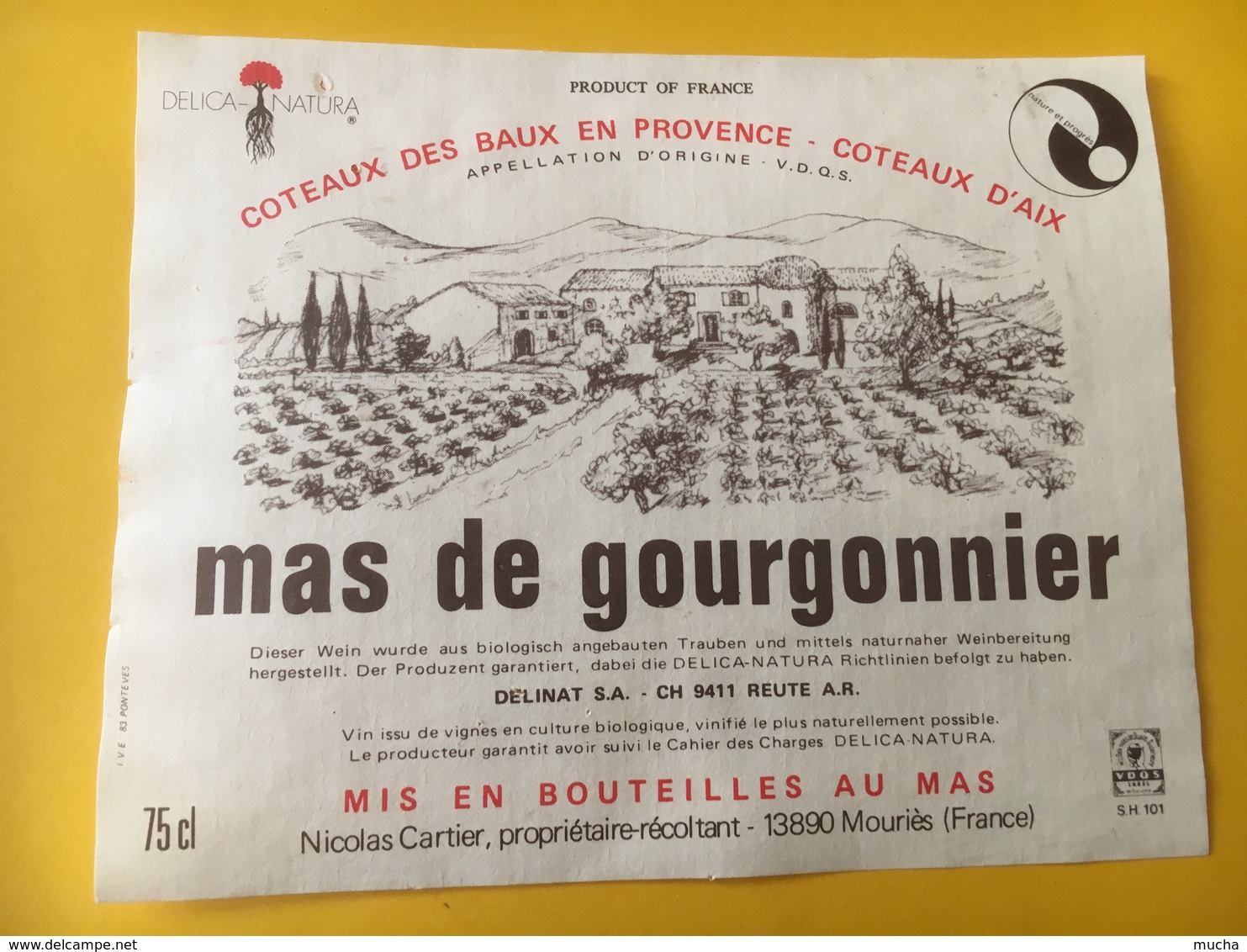 7091 - Mas De Gourgonnier Côteaux Des Baux En Provence Côteaux D'Aix - Languedoc-Roussillon