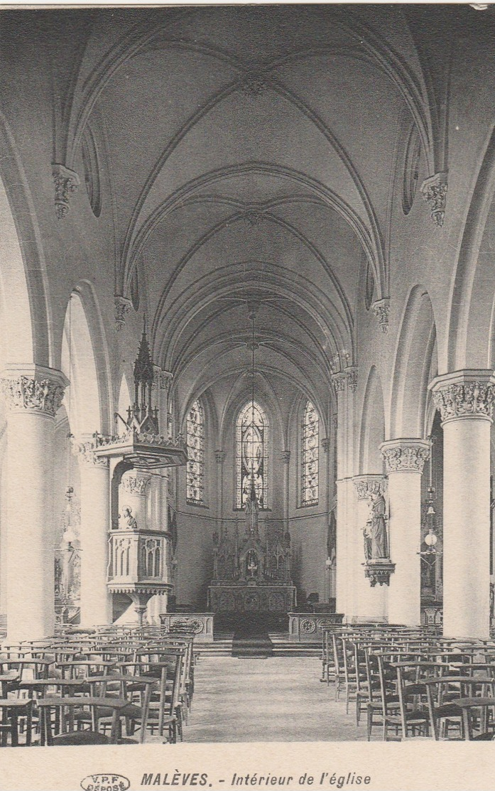 Malèves Sainte Marie ,Intérieur De L'église - Perwez