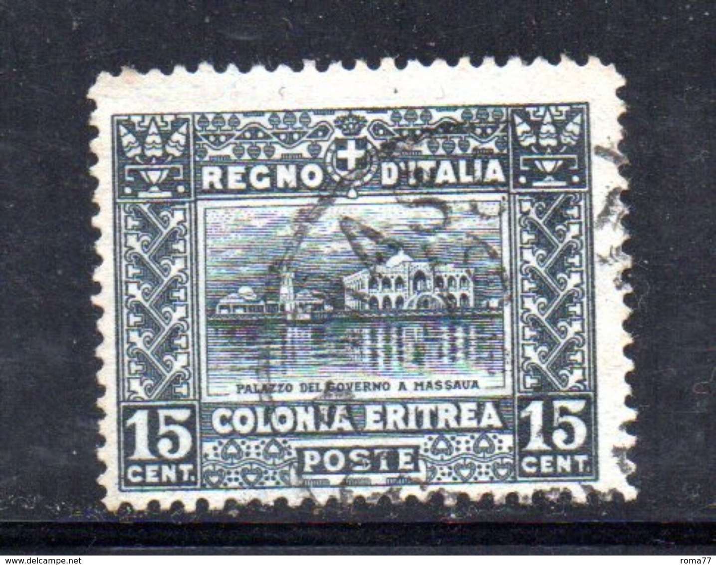 R431 - ERITREA 1910, Sassone N. 36 Usato . - Eritrea