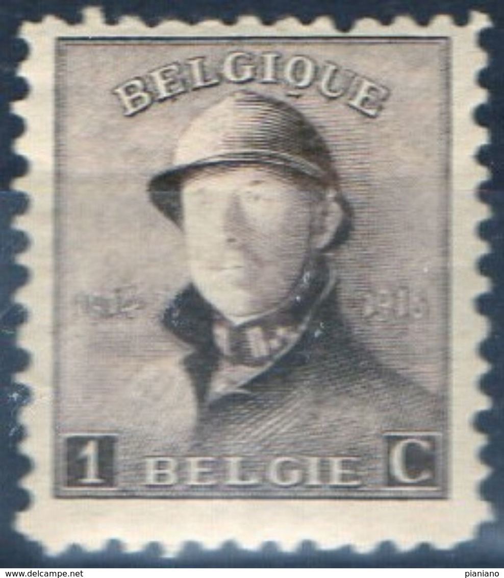 PIA - BEL - 1919-20 - Re Alberto I° Con L'elmetto - Serie Detta "Roi Casqué" - (Yv 165) - 1919-1920  Re Con Casco
