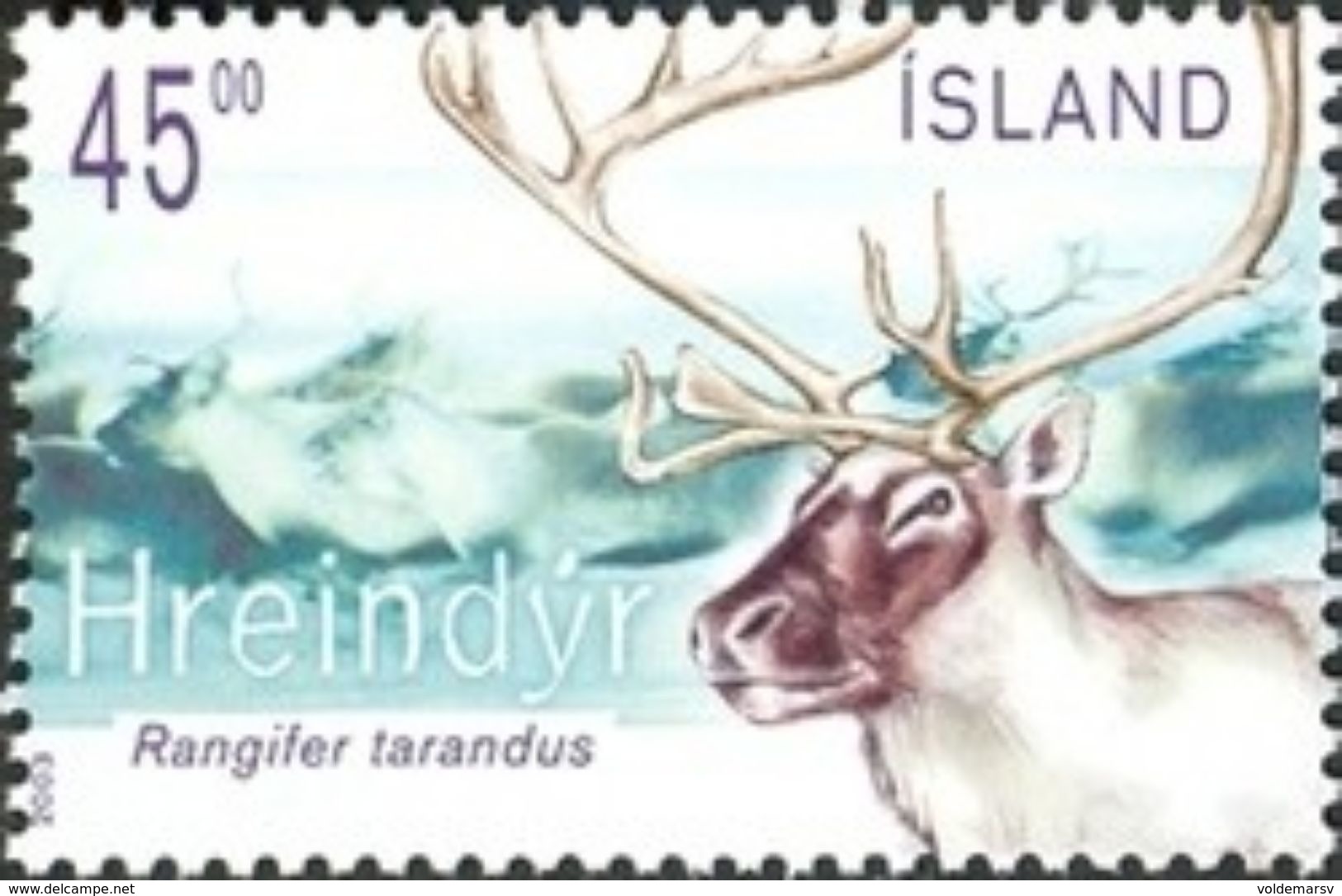 Iceland 2003 Mih. 1045 Fauna. Reindeer MNH ** - Nuevos