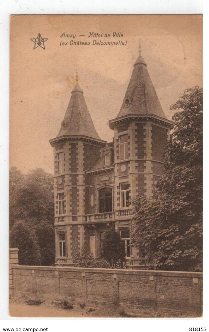 Amay - Hôtel De Ville (ex Château Delcominette) - Amay