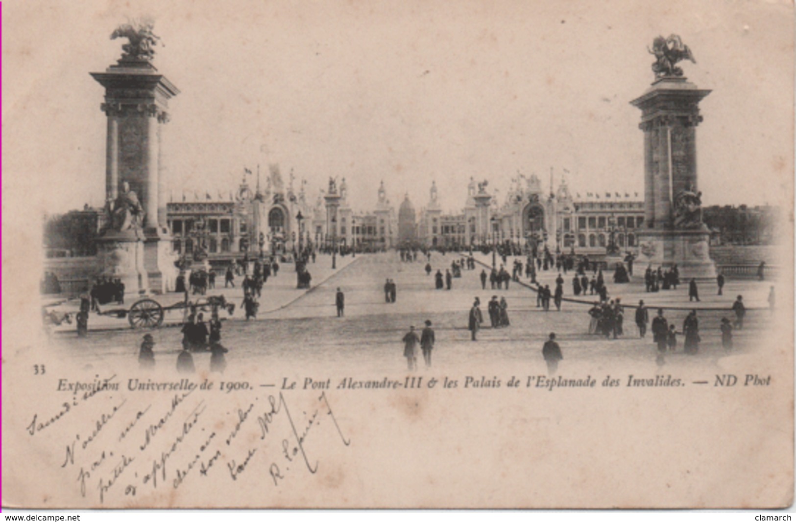 PARIS-Exposition Universelle De 1900-lLe Pont Alesandre III & Le Palais De L'Esplanade Des Invalides - ND Phot 33 - Expositions